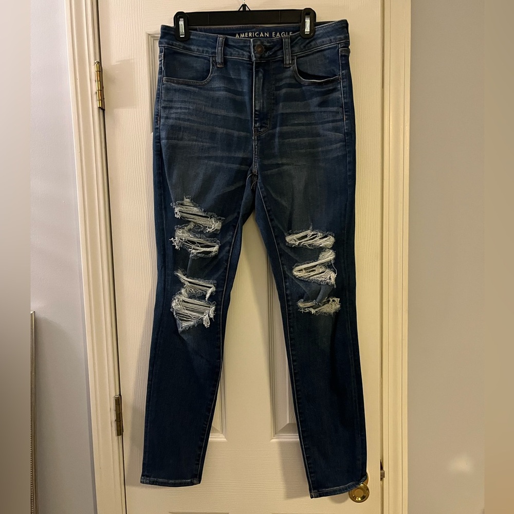 American Eagle Outfitters next level stretch hi-rise jegging, size 12